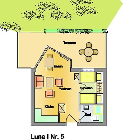 公寓 Luna-wohnung-5 *